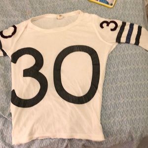 Free people quarter sleeve tee.